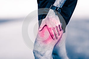 Runner leg pain during training