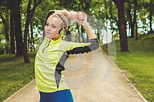 Runner running outdoors
