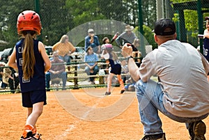 Runner At Third/Girls Softball
