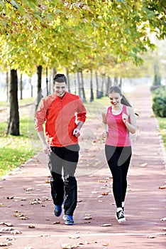 Runners couple sport photo