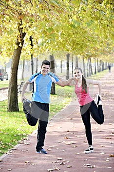 Runners couple sport photo