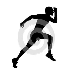 Runners silhouette vector art