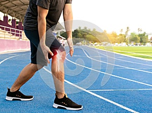 Runners to exercise knee joint bone