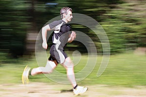 Running athlete