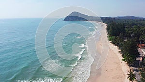 Running Bull Beach or Hat Thung Wua Laen in Chumphon, Thailand