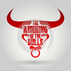 Running of the Bulls festival photo