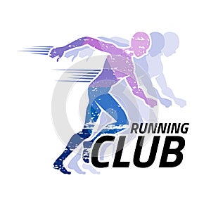 Running club logo for template.