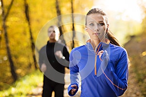 Running couple