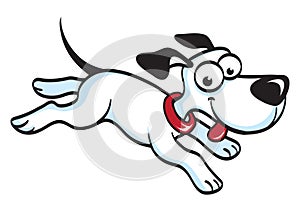 Running Dog Cartoon