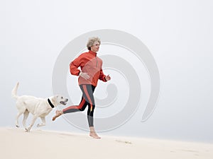 Correr sobre el duna 