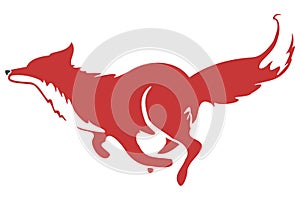 Running Fox Icon 03