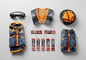 Layout is organized, showcasing essential items for endurance activities