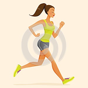 Running girl