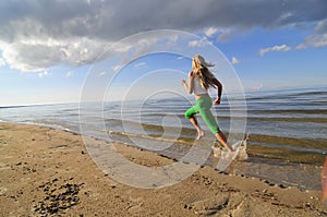 Running girl