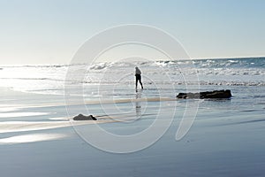 Running on the Guincho beach