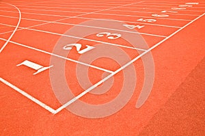 Running Lanes on a Track