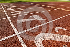 Running Lanes on a Track