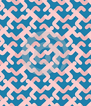 Running man pattern seamless. Run background. Vector ornament