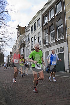 Running through the old centre