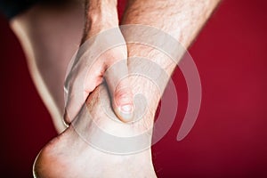 Running physical injury, leg pain