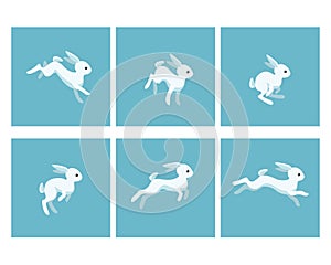 Running rabbit animation sprite