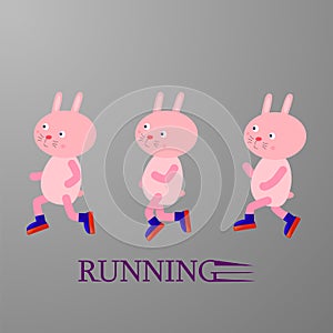 Running rabbits