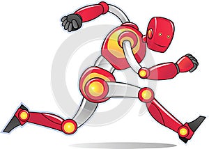 Running Red Robot