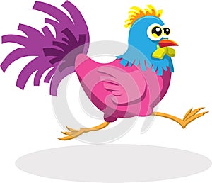 Running Rooster