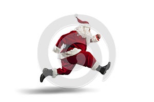 Running Santa Claus