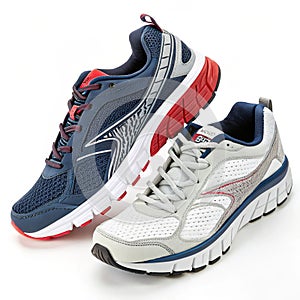 Running shoes or sneakers on a transparent background photo