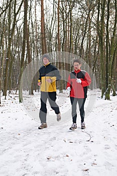 Running In The Snow