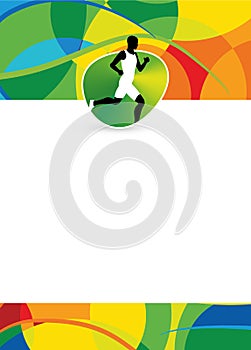 Running sport background