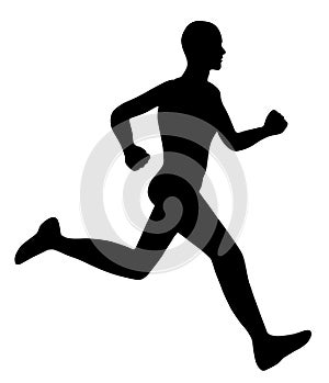 Running sport symbol