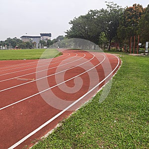 The running track