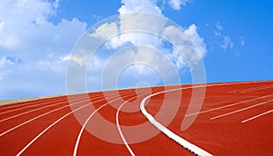 Running track for the athletes background, Athlete Track