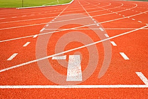 Running track for athletics