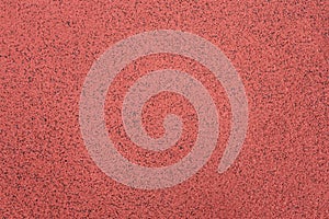 Running track red ground rubber cover. Texture, background. copy space for text