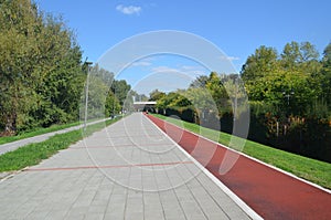 Running trail. Novi Sad, Serbia