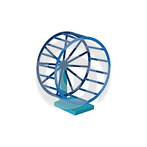 Running wheel for hamster icon