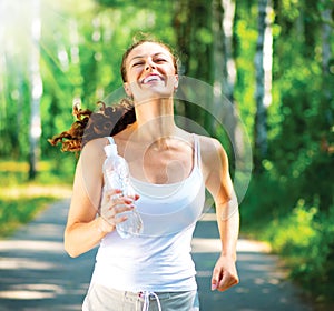 Running Woman Jogging img
