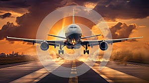 runway aerospace airplane photo