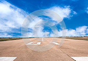 Runway airstrip, aviation