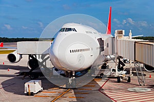 Runway in Cancun Airport