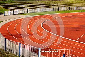 Runways or fight tracks on a sports field