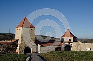 Rupea citadel entrance towers, Transilvania