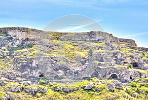 Rupestrian church. Sassi of Matera. Basilicata