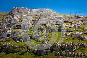 Rupestrian Churches Park. Matera. Basilicata. Apulia. Italy