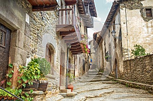 Rupit, medieval spanish village