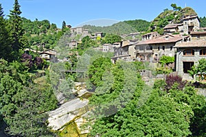 Rupit, mountain village in the province of Barcelona