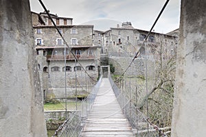 Rupit suspension bridge